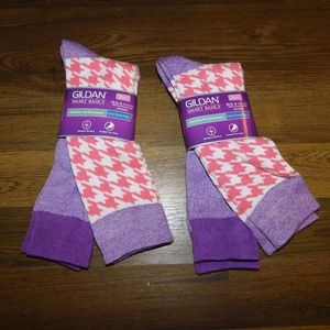 Gildan Ultralite Performance Girls Knee High Socks 10.5-4
